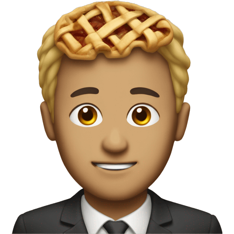 Face with pie emoji