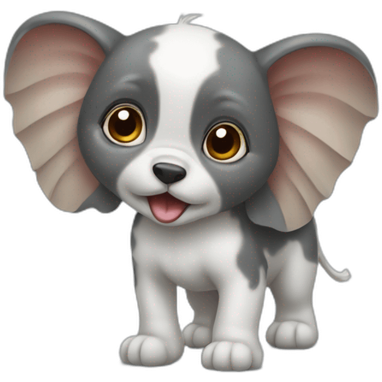 Papillon sur éléphant emoji