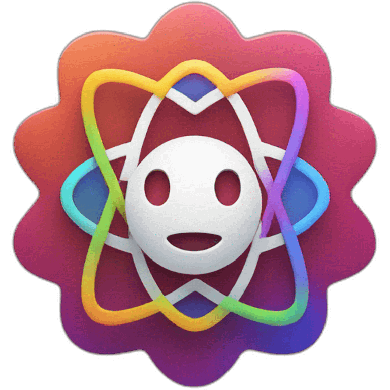 ebay logo inside atom emoji