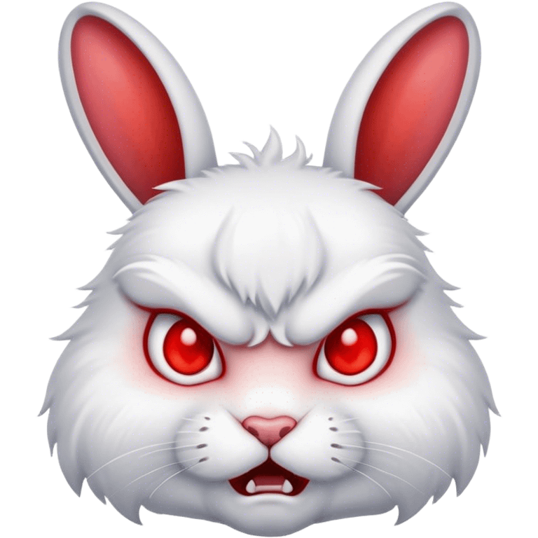 Very angry bunny emoji