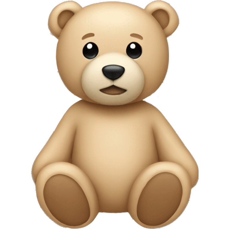 Beige teddy bear  emoji