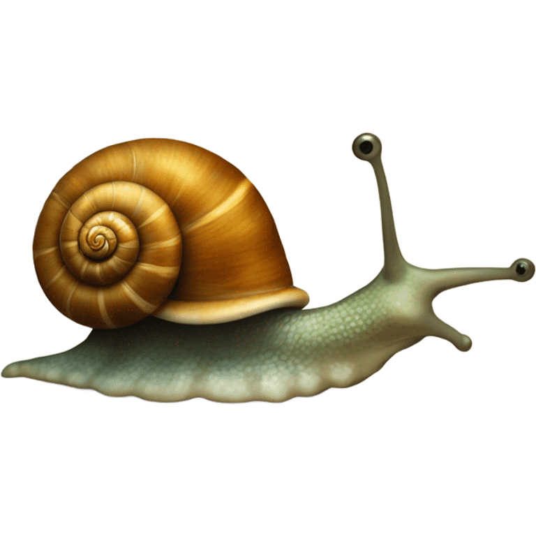 Snail with a cod piece emoji