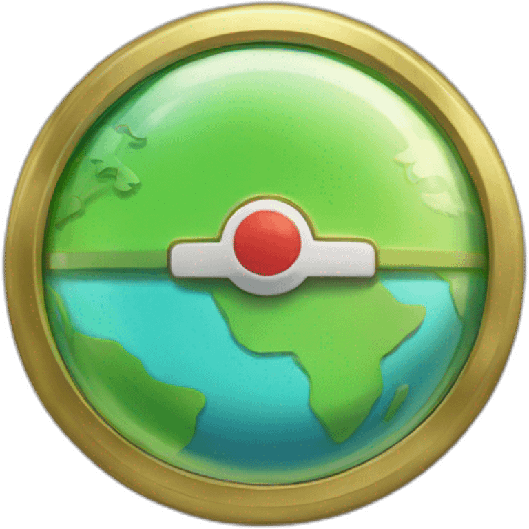 Global Trade Station Pokemon Badge  emoji