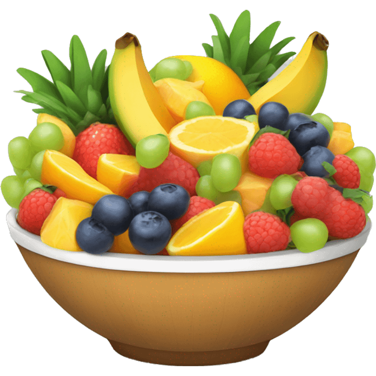 Fruit salad bowl  emoji