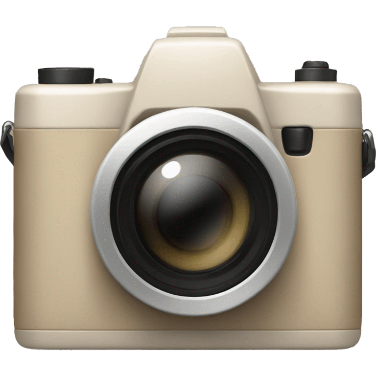 Camera beige emoji