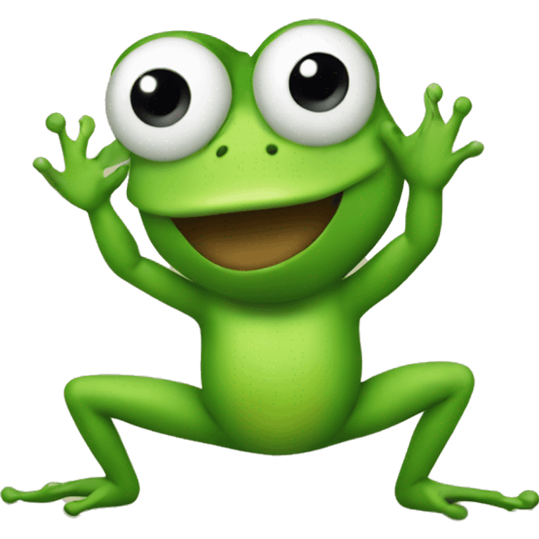 frog twerking emoji