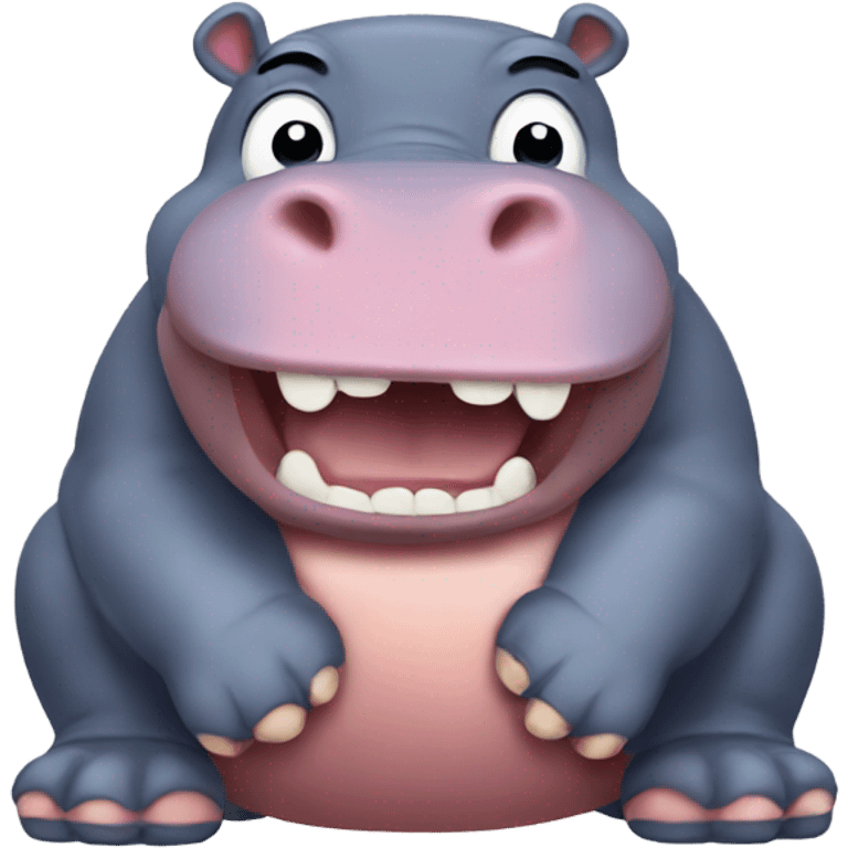 Hungry hungry hippo emoji