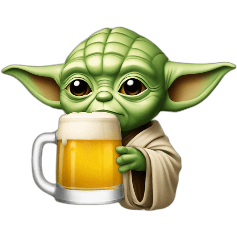 star wars yoda biere emoji