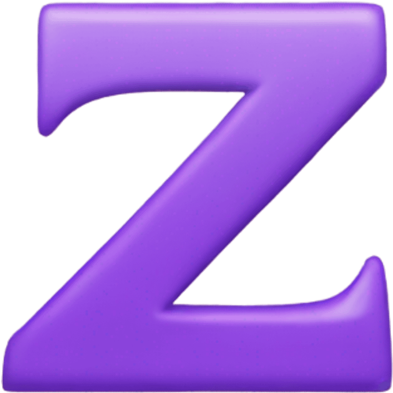 3 z’s purple  emoji