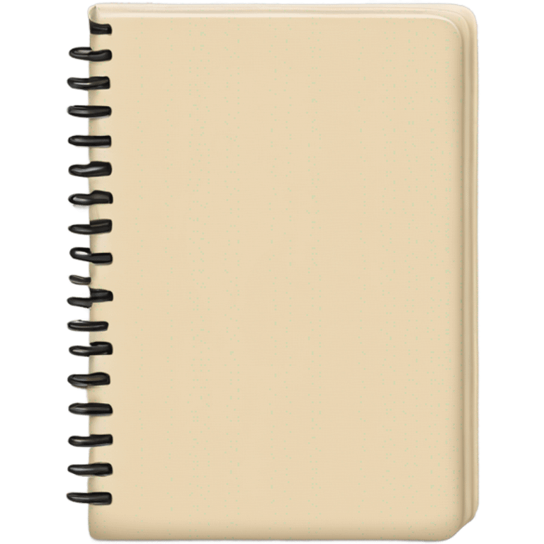 Beige notebook emoji