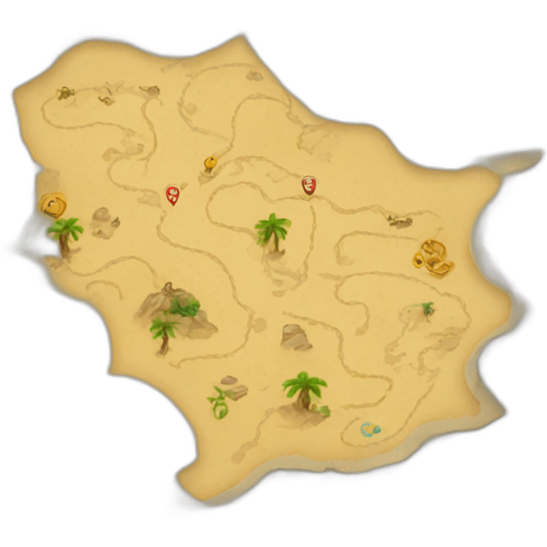 Treasure Map emoji