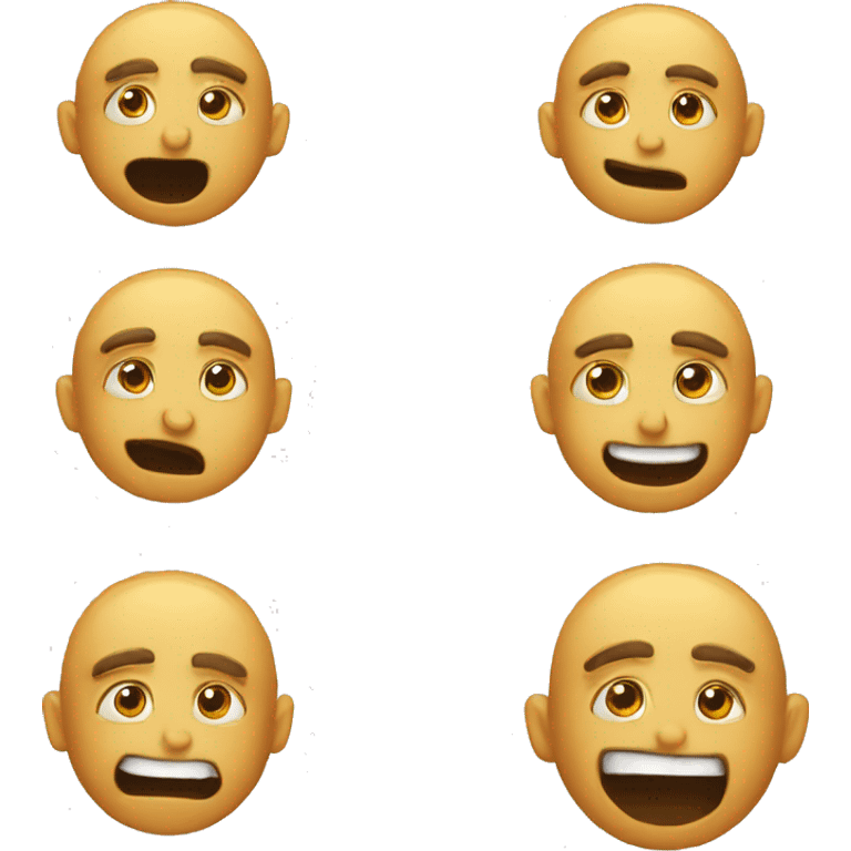 Funny face emoji