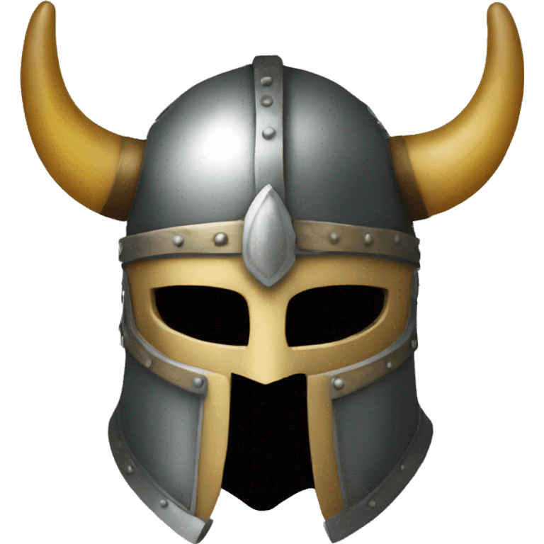 Viking mask helmet emoji