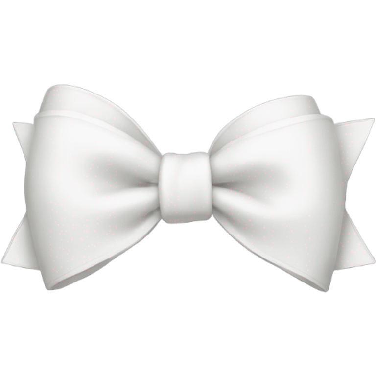 white bow emoji