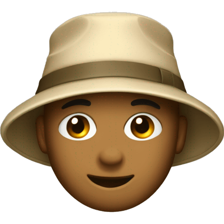 Fisher hat beige  emoji