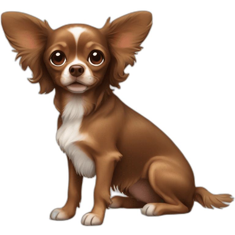 Brown Chihuahua spaniel emoji