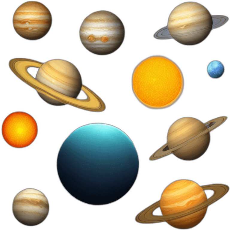 Solar system emoji