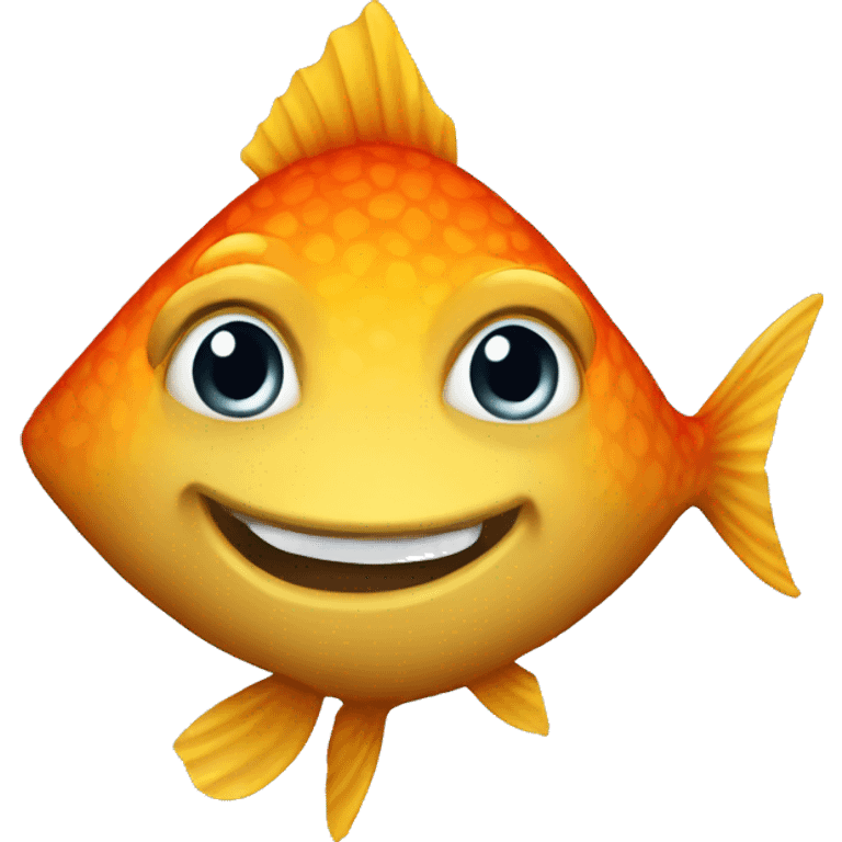 The fish diamond  emoji