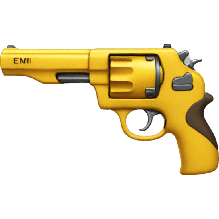 Yellow gun emoji