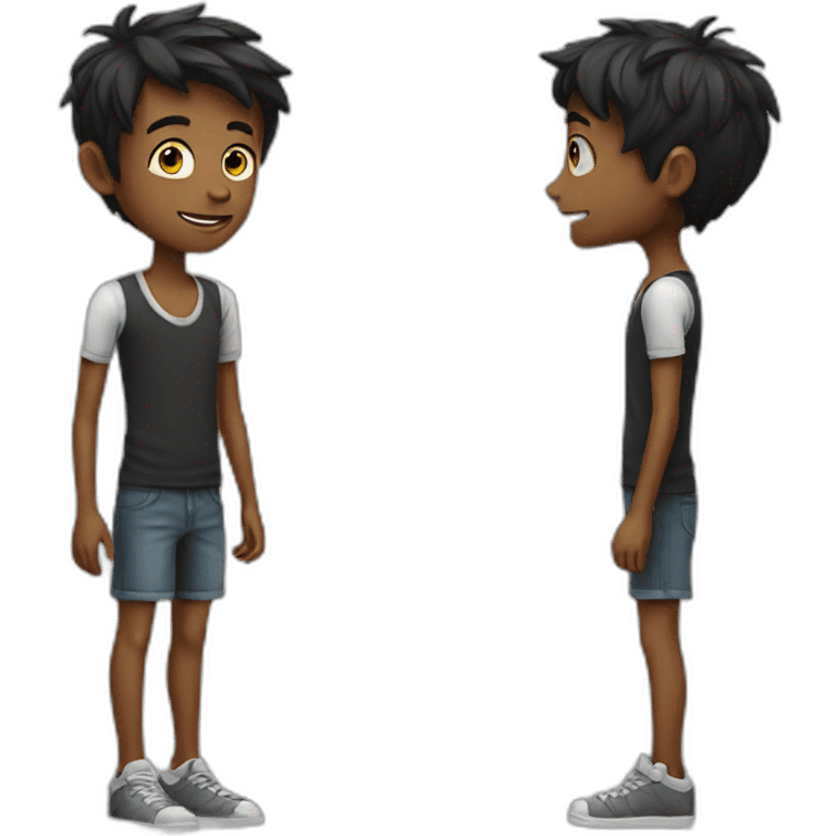 Skinny boy emoji