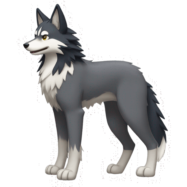 Mightyena full body emoji