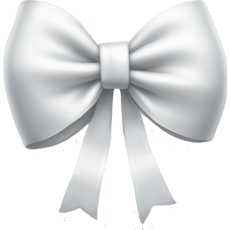 White bow emoji