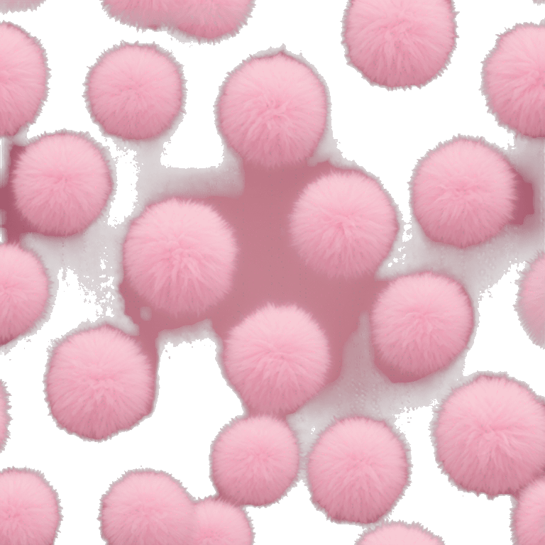 baby pink pompoms emoji