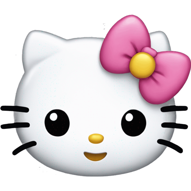 Hello kitty head emoji