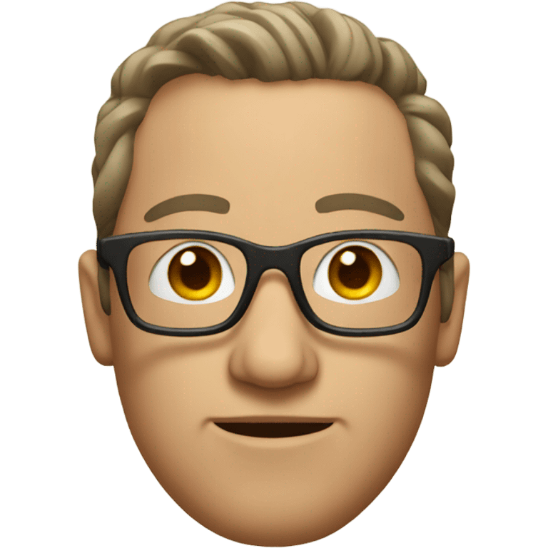 Man with glasses emoji