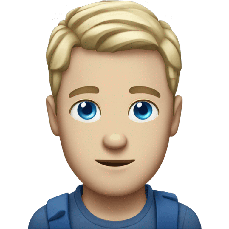 white guy with blue eyes called Michal emoji