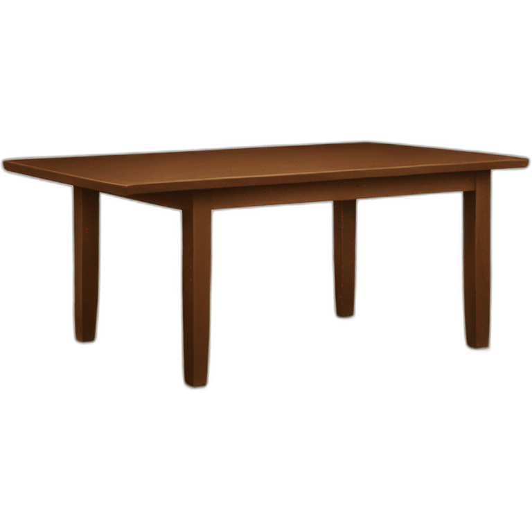 wood table college emoji