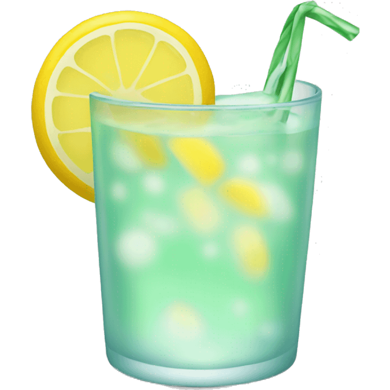 A glass of lemonade  emoji