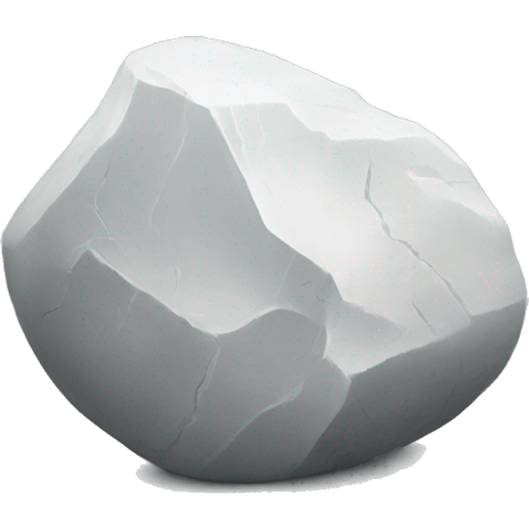 white stone emoji