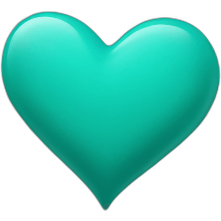 teal-heart emoji