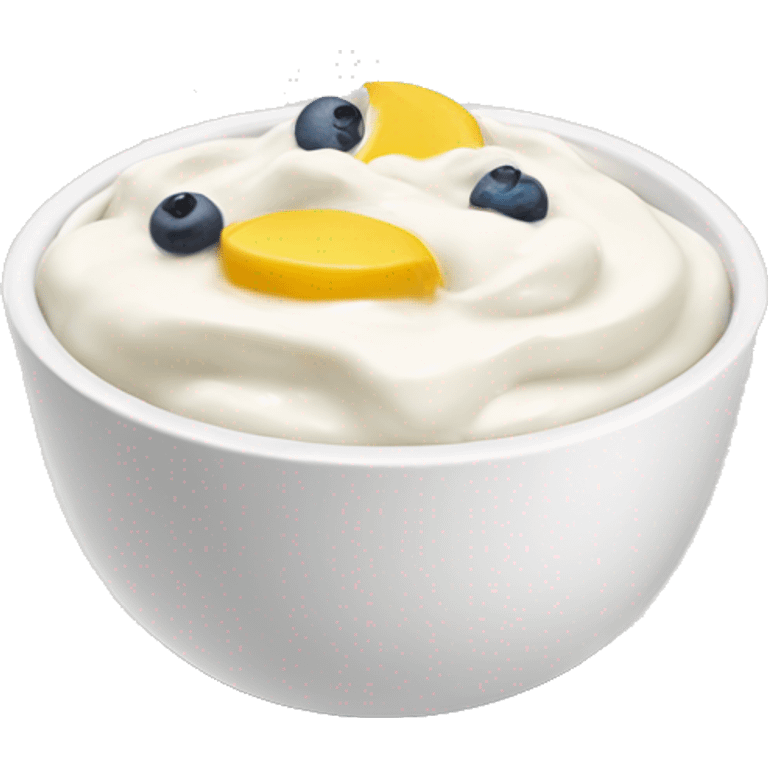 Yogurt bowl emoji