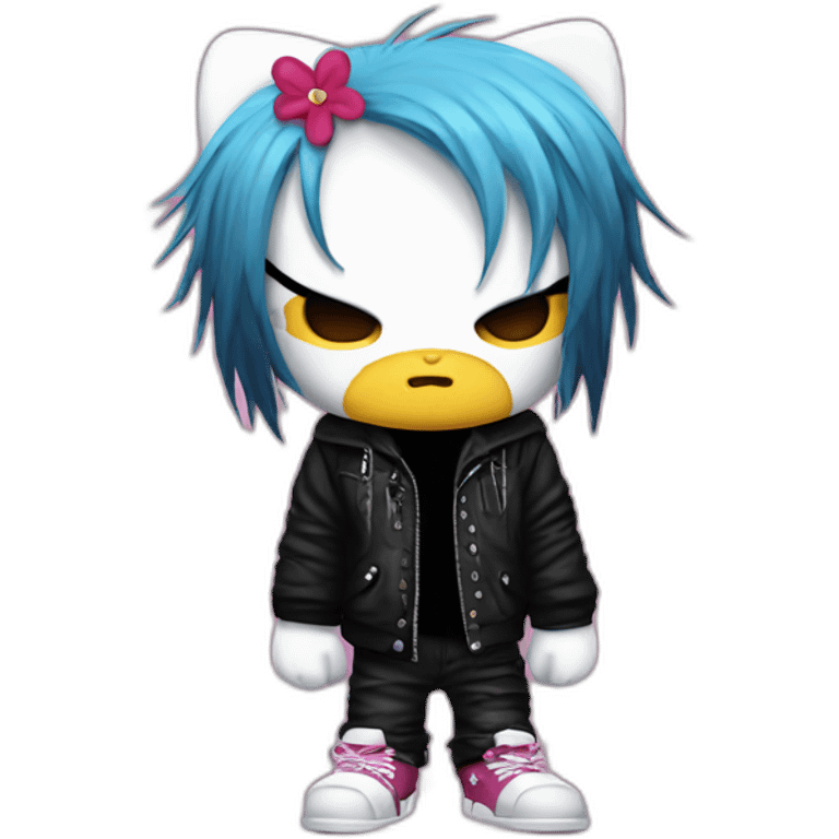 emo bad hello kitty emoji