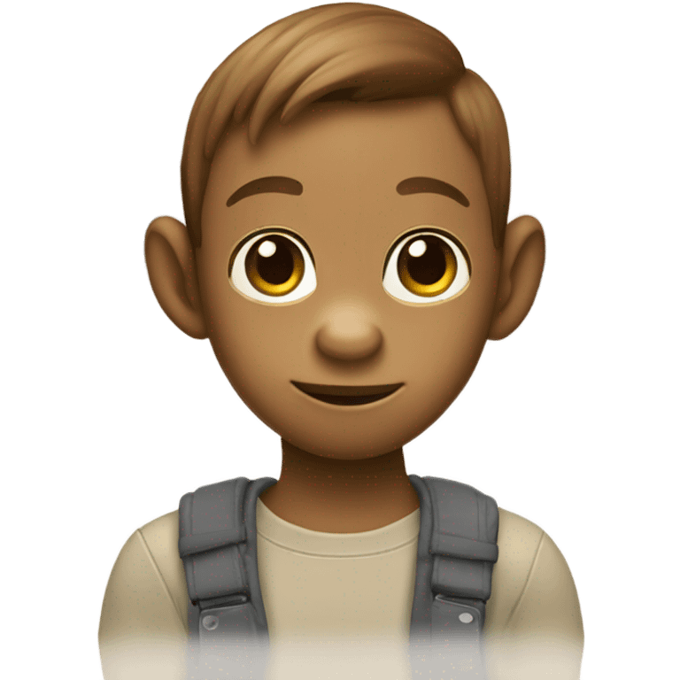 Gay little monkey in the apple store emoji