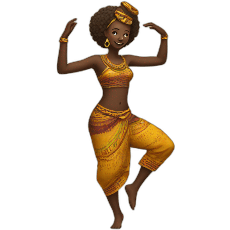 Dance africaine emoji