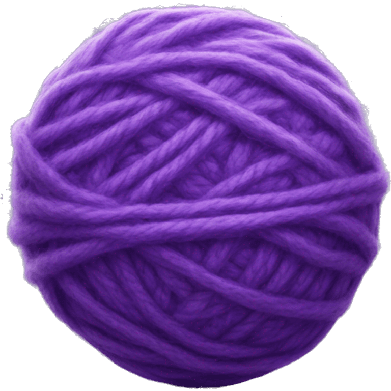 purple ball of wool emoji