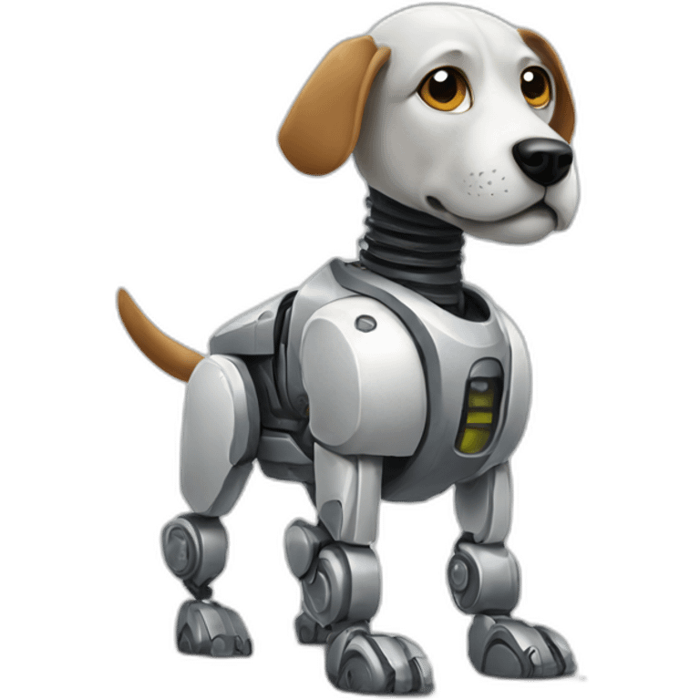 Robot-dog emoji