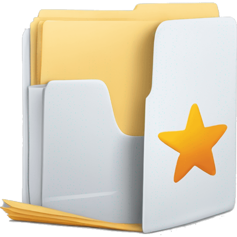 folder full of documents and uni logo emoji