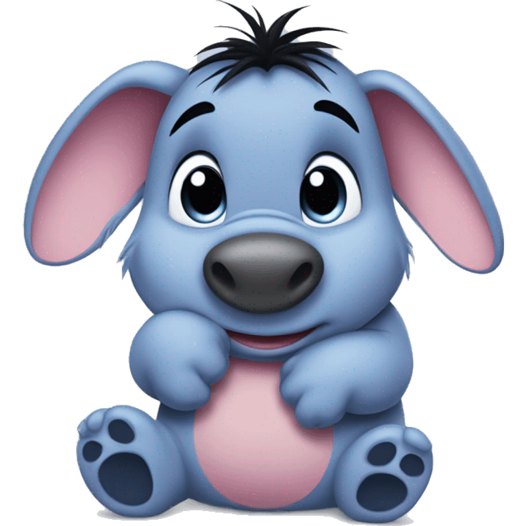 Baby Eeyore thumbs up emoji