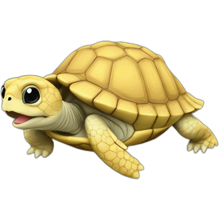 Tortue sur chat emoji