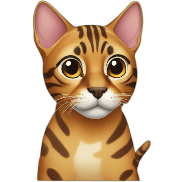 Bengal cat emoji