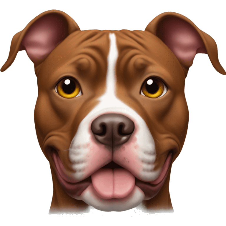 Red nose pitbull emoji