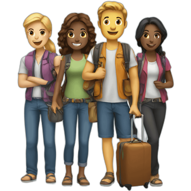 group travel emoji