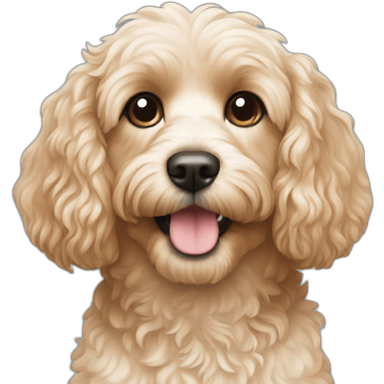 cream cavoodle emoji