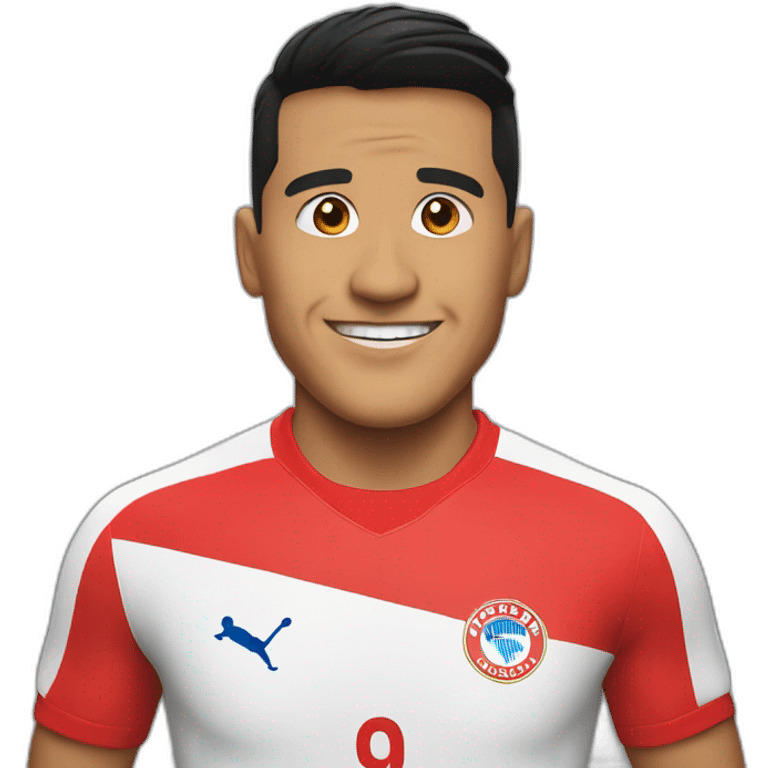 Alexis sanchez Chile shirt emoji