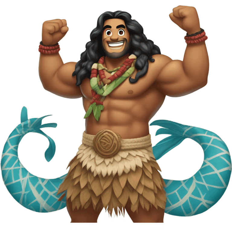 Maui singing you’re welcome emoji