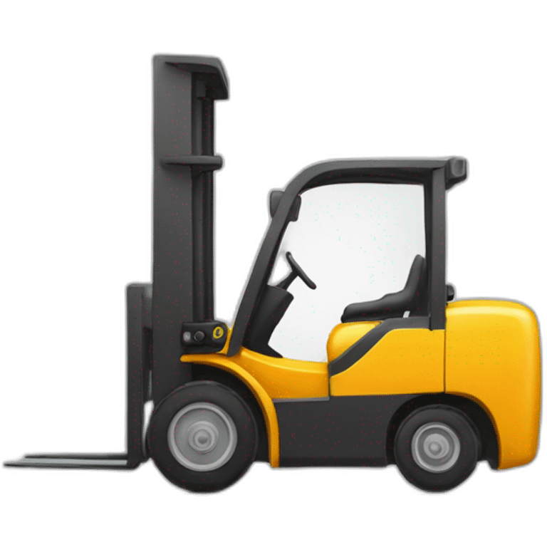 Forklift with “SAL” logo emoji